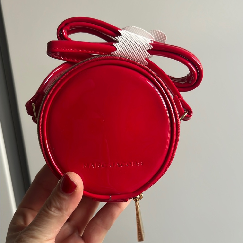 Marc Jacobs Red Round Crossbody Bag